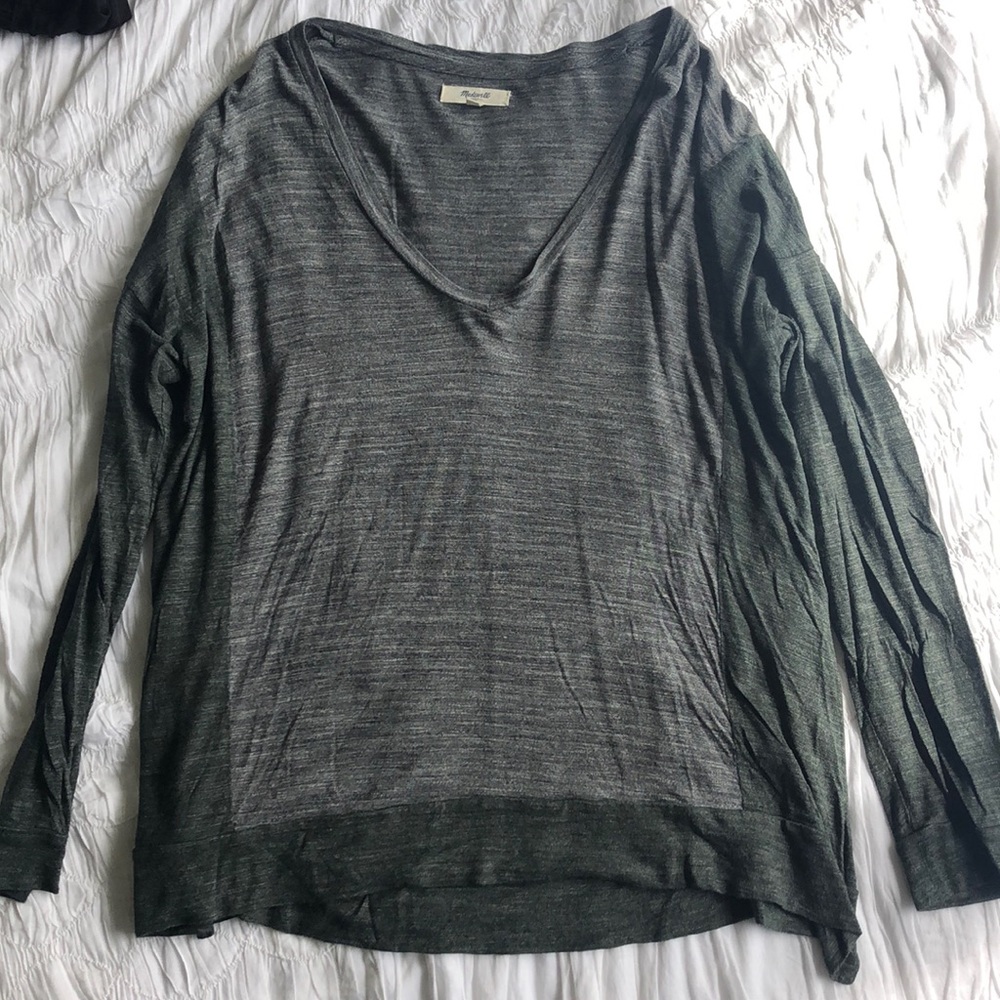 Madewell Long Sleeve V Neck